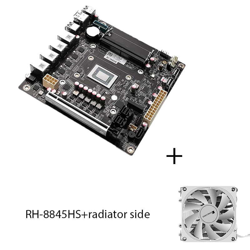 Cwwk amd 8845hs 8-ступенчатая/9-ступенчатая материнская плата nas/usb4/40g - Фотография_4