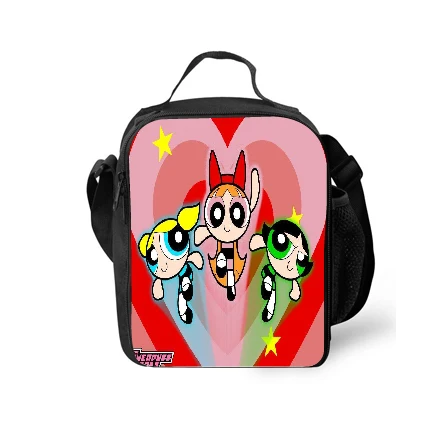 Прочная сумка-холодильник с героями мультфильмов для девочек powerpuff - Фотография_5