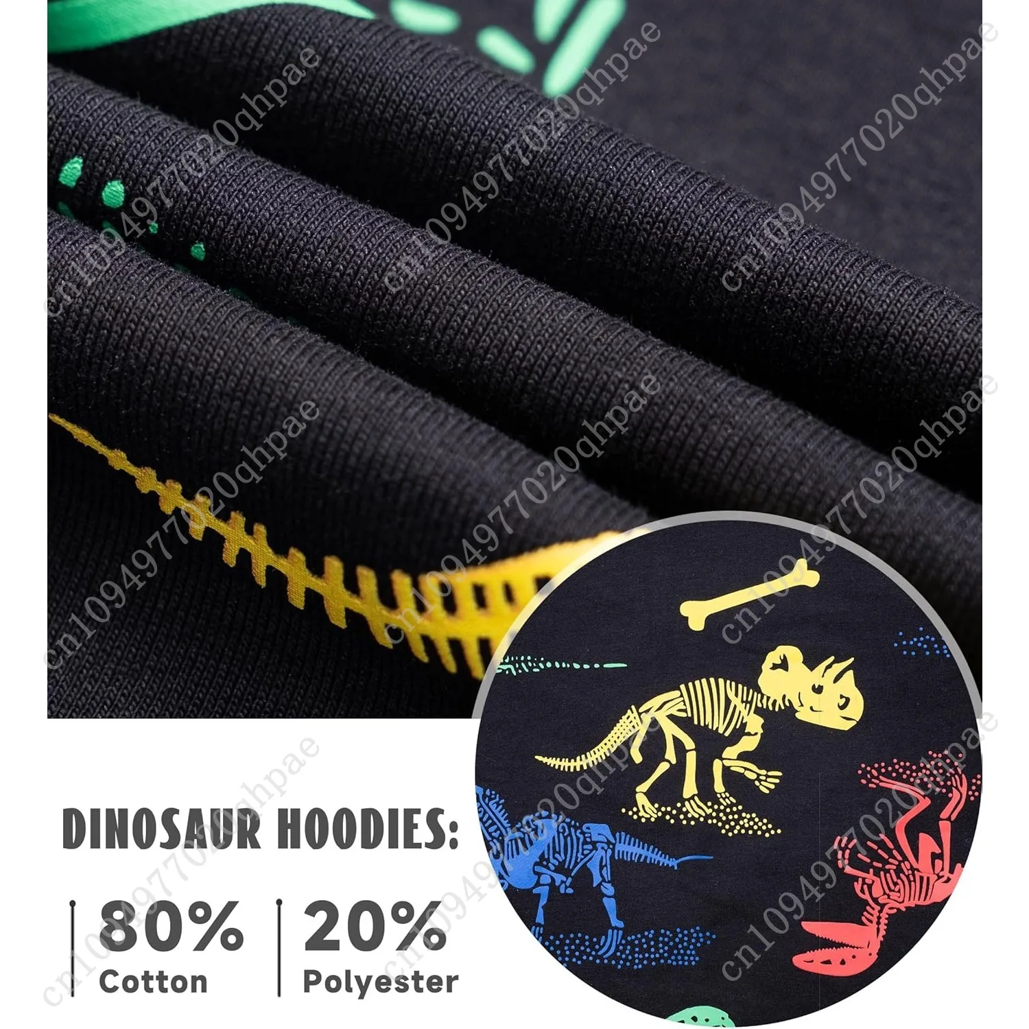 Tlaenson детские толстовки с динозаврами для мальчиков и девочек - Фотография_6