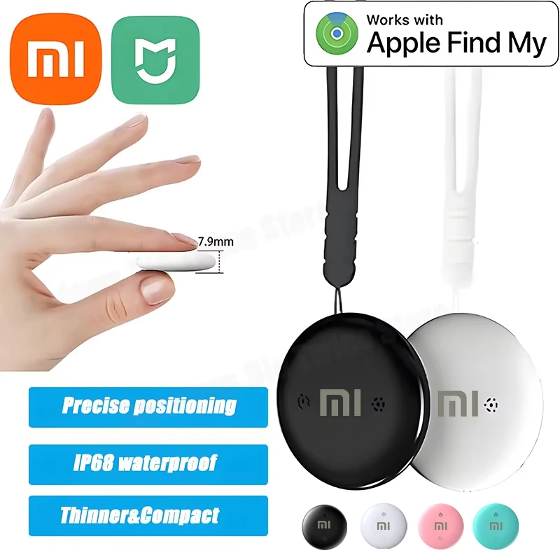 Gps-трекер xiaomi air tag bluetooth работает с apple find my global
