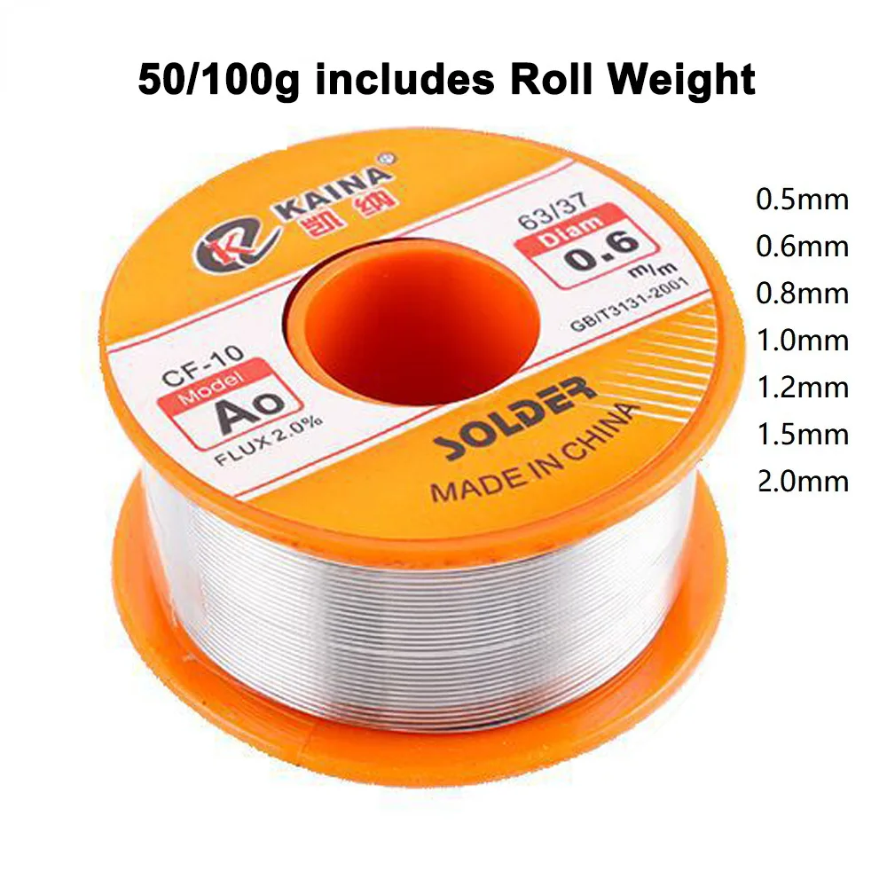 Канифольная проволока для припоя олово b-1 63/37 флюс 2 - Фотография_3