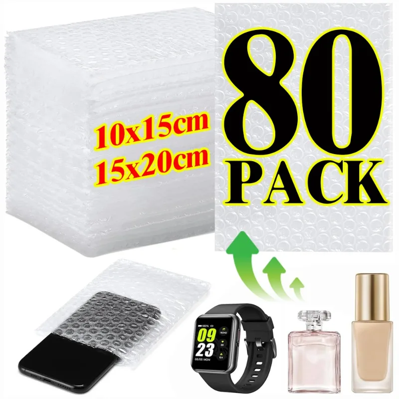 Маленькие прозрачные сумки с пузырьковой подушкой