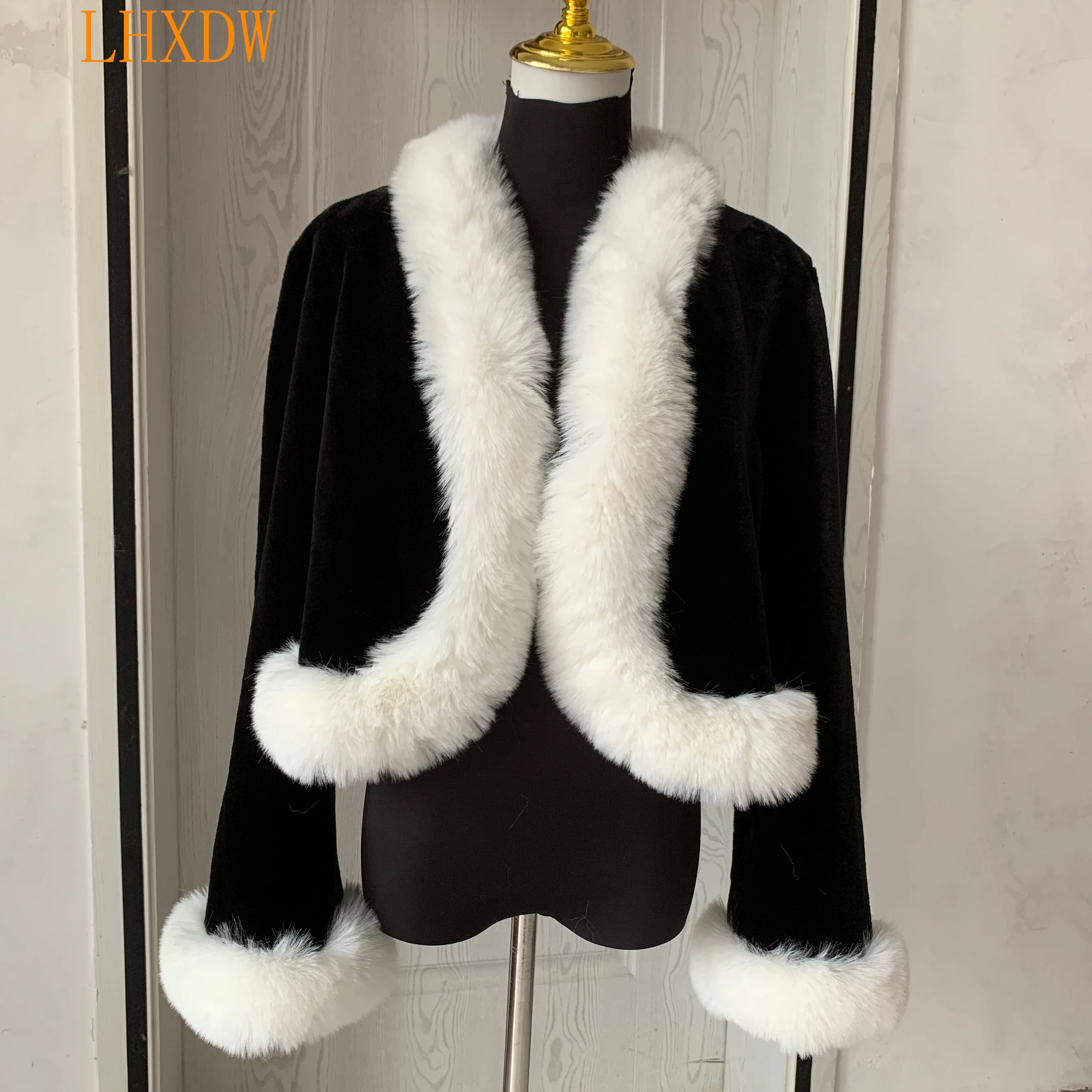 Кардиган из искусственного меха lhxdw