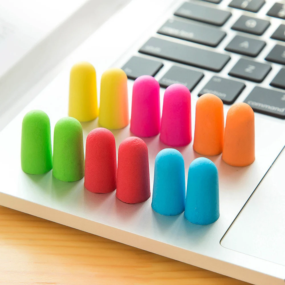 10 пар комфортных беруш из мягкой пены - Фотография_3