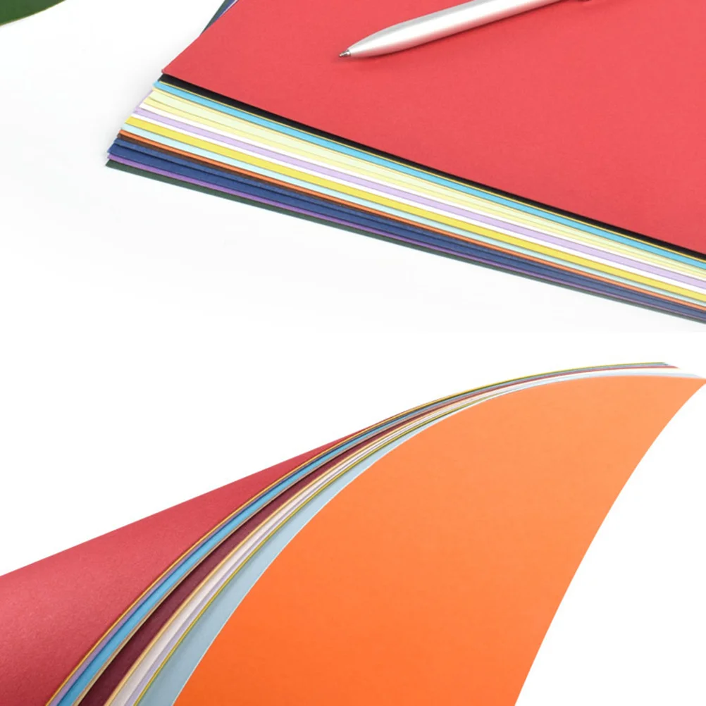 Красочная картонная утолщенная крафт-бумага для проектов ручной работы - Фотография_6