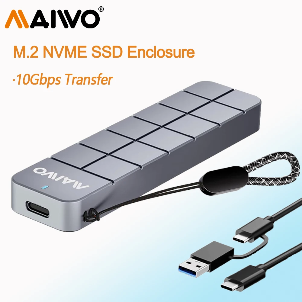 Корпус maiwo m.2 nvme ssd usb3