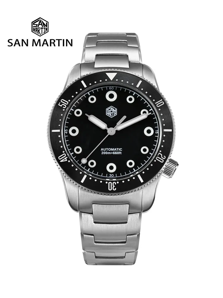 San martin оригинальный дизайн новые мужские дайверские часы 39
