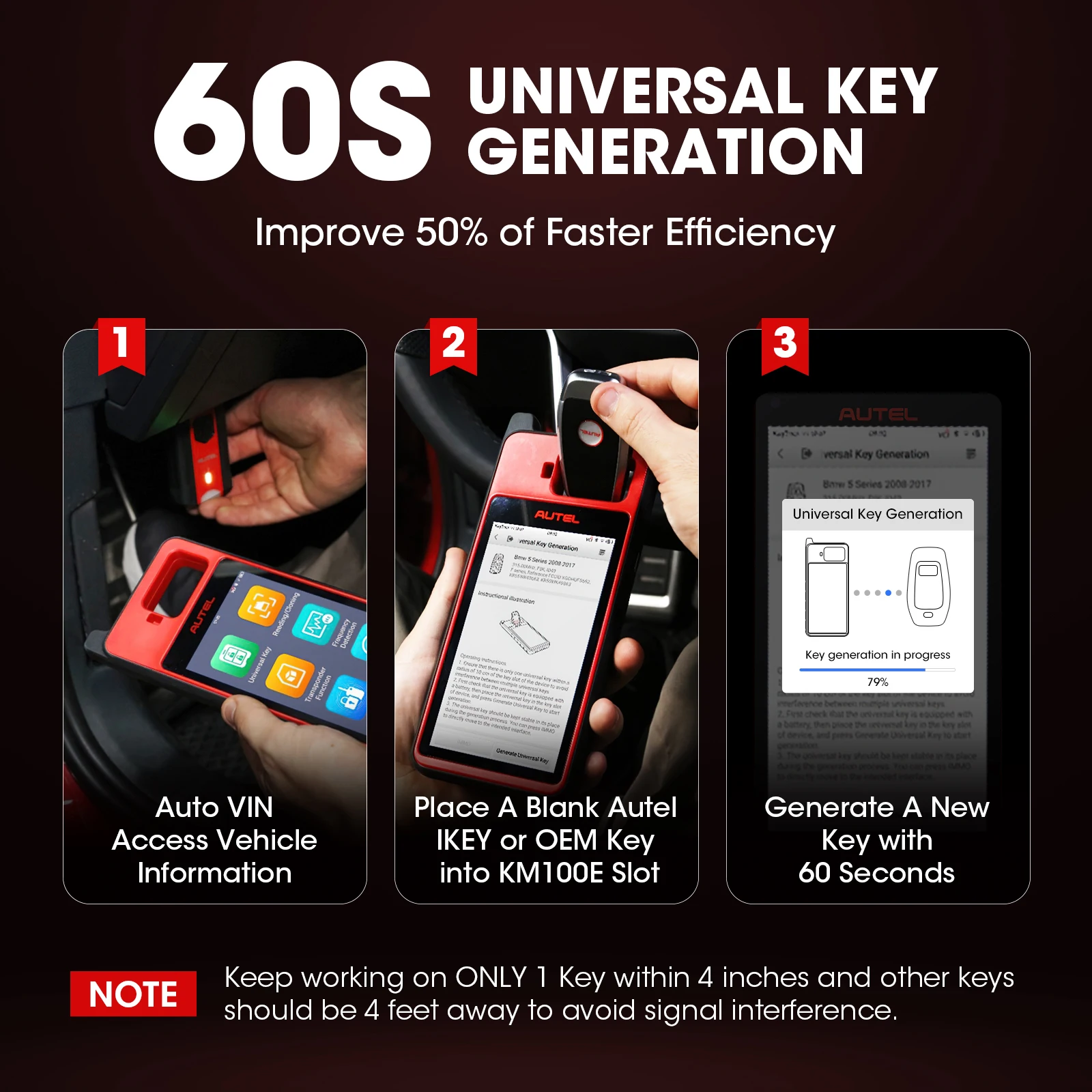 Autel km100e инструмент для программирования - Фотография_4