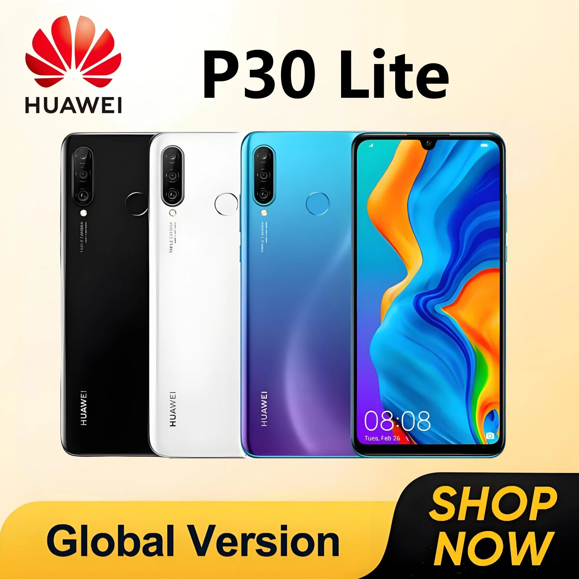 Huawei p30 lite global разблокированный смартфон android