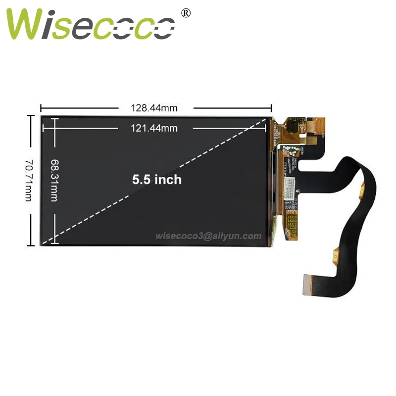 5,5-дюймовый 1920x1080 ips am-oled-экран linux raspberry pi 4 - Фотография_4