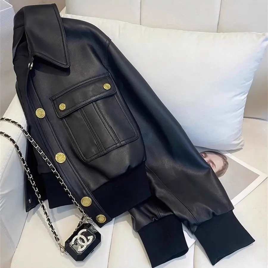 Черная куртка в рубчик - Фотография_2