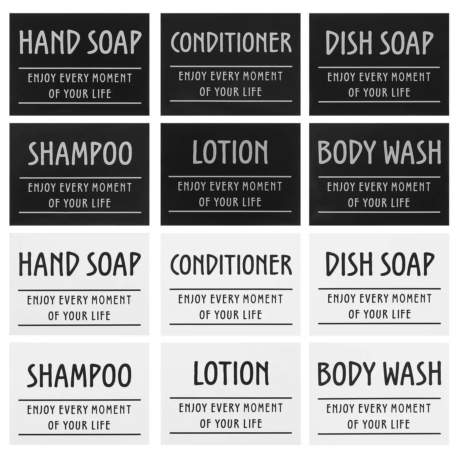 Этикетки для ванной комнаты