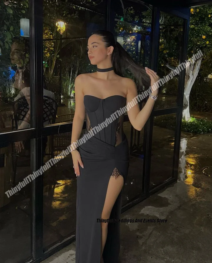 Тонкое платье русалки для выпускного - Фотография_3