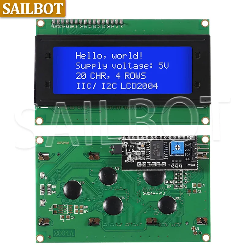 Lcd2004 + i2c lcd2004 20x4 2004a - Фотография_2