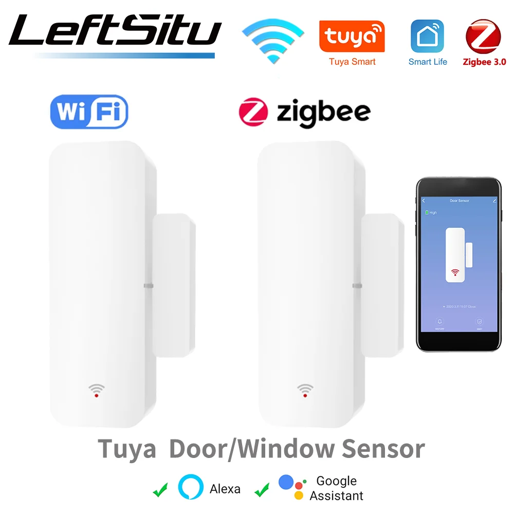 Tuya wifi zigbee умный датчик двери