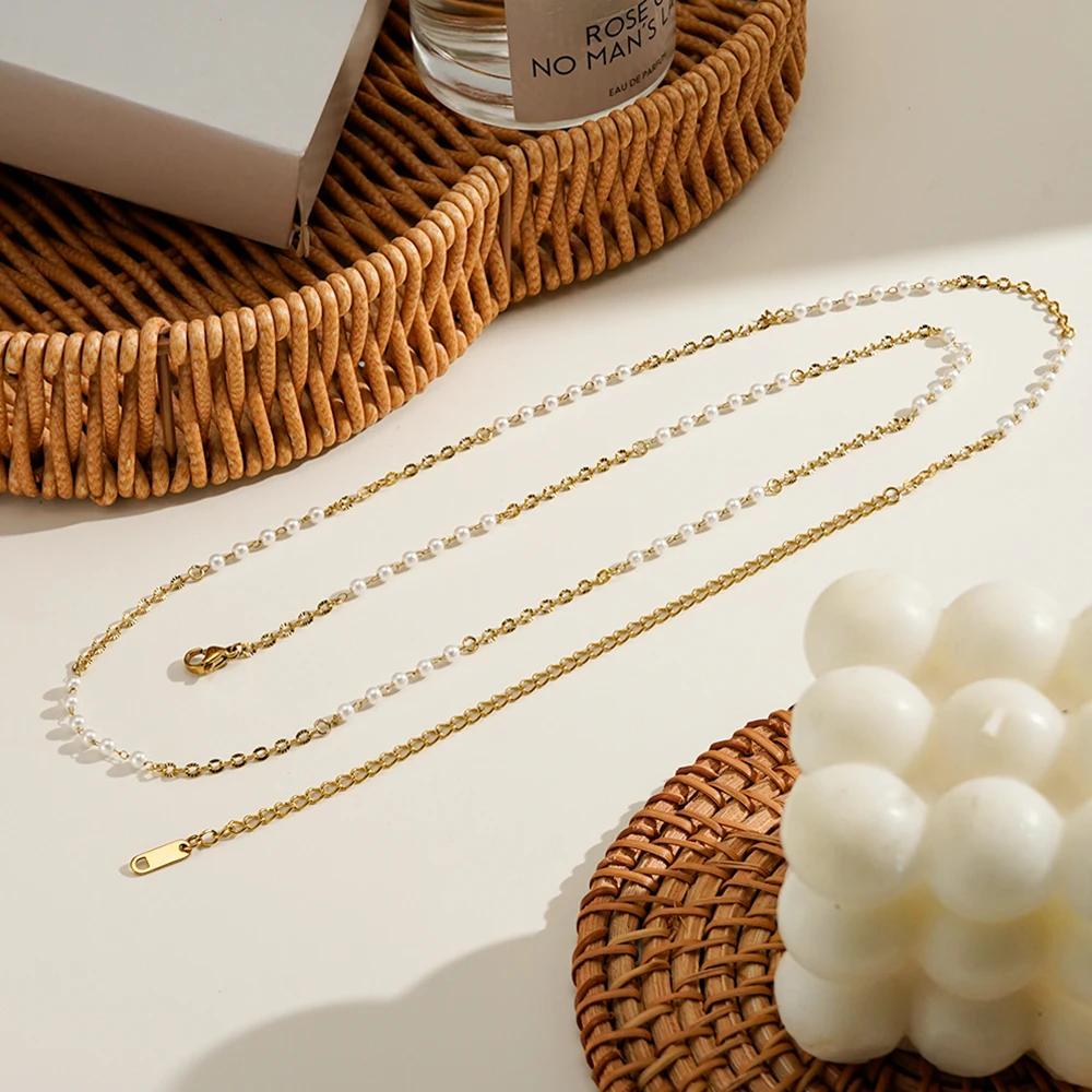 Enfashion поясная цепочка с имитацией жемчуга - Фотография_5