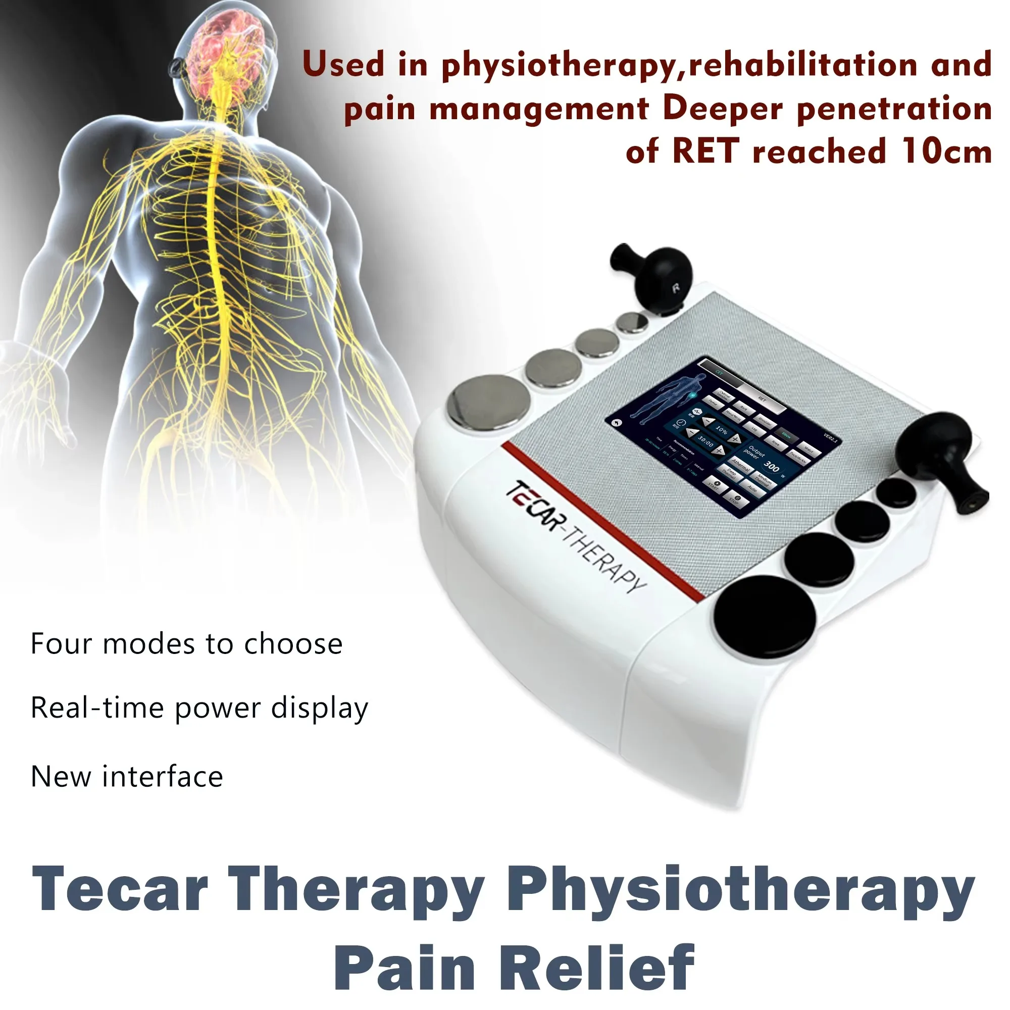 448k tecar therapy ret cet машина для диатермии и удаления жира - Фотография_2