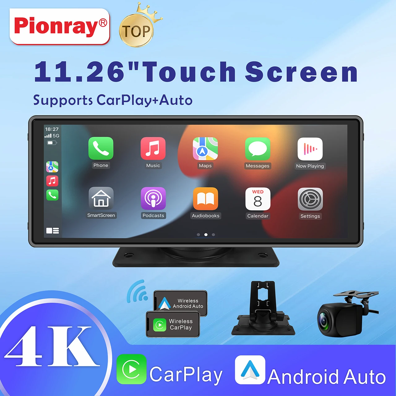 Pionray 11-дюймовый android авто