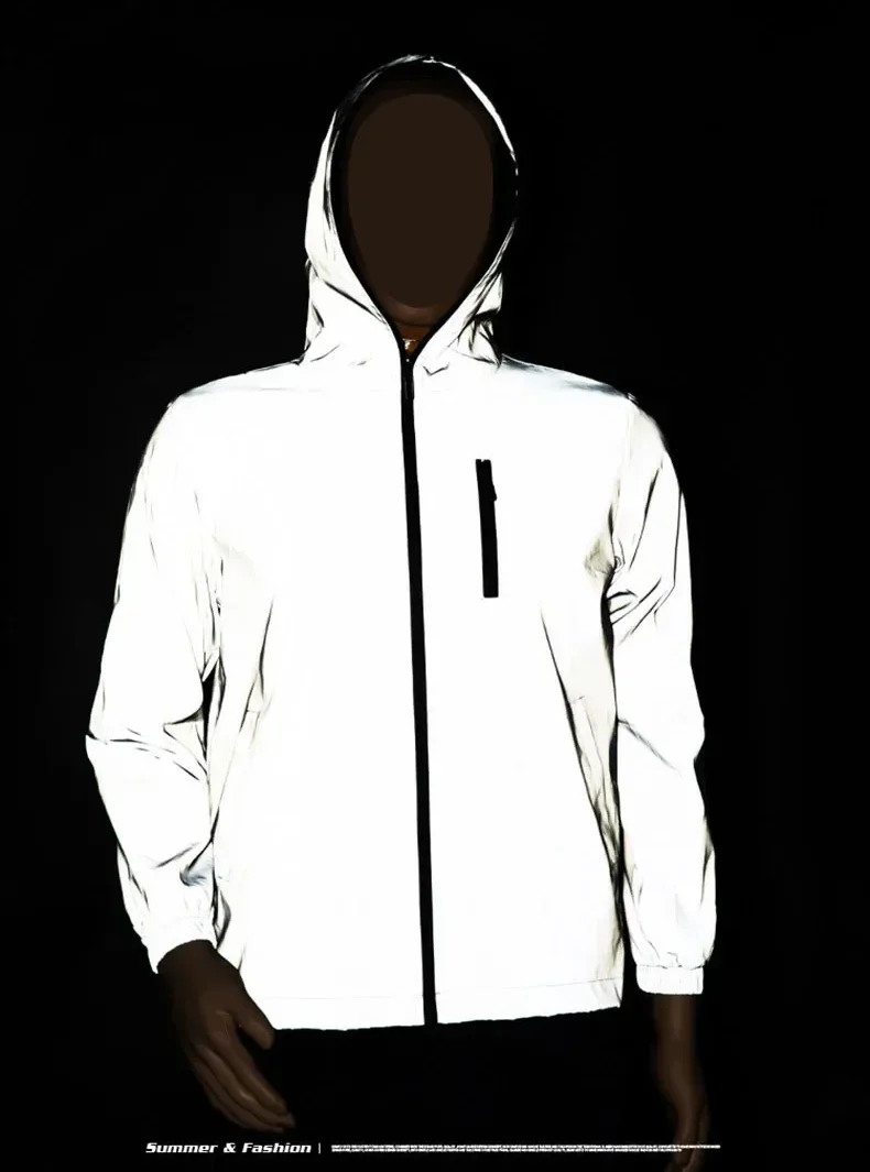 Светоотражающая куртка на заказ для мужчин и женщин - Фотография_5