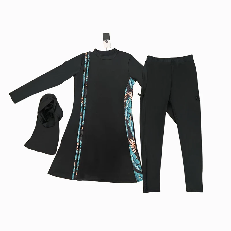 Тонкий стильный спортивный мусульманский купальник burkini femmes - Фотография_3