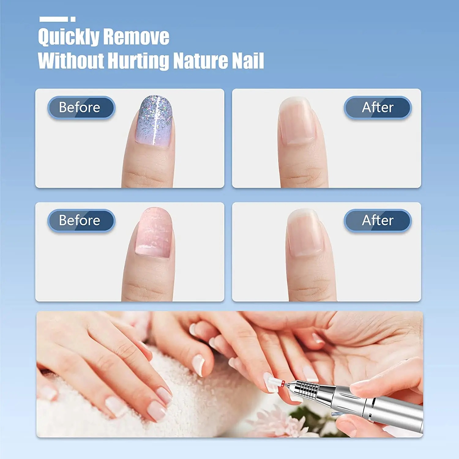 Набор фрез для лака для ногтей - Фотография_6