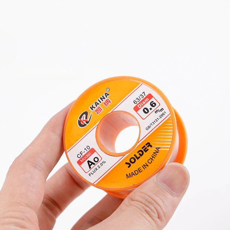 Канифольная проволока для припоя олово b-1 63/37 флюс 2 - Фотография_5