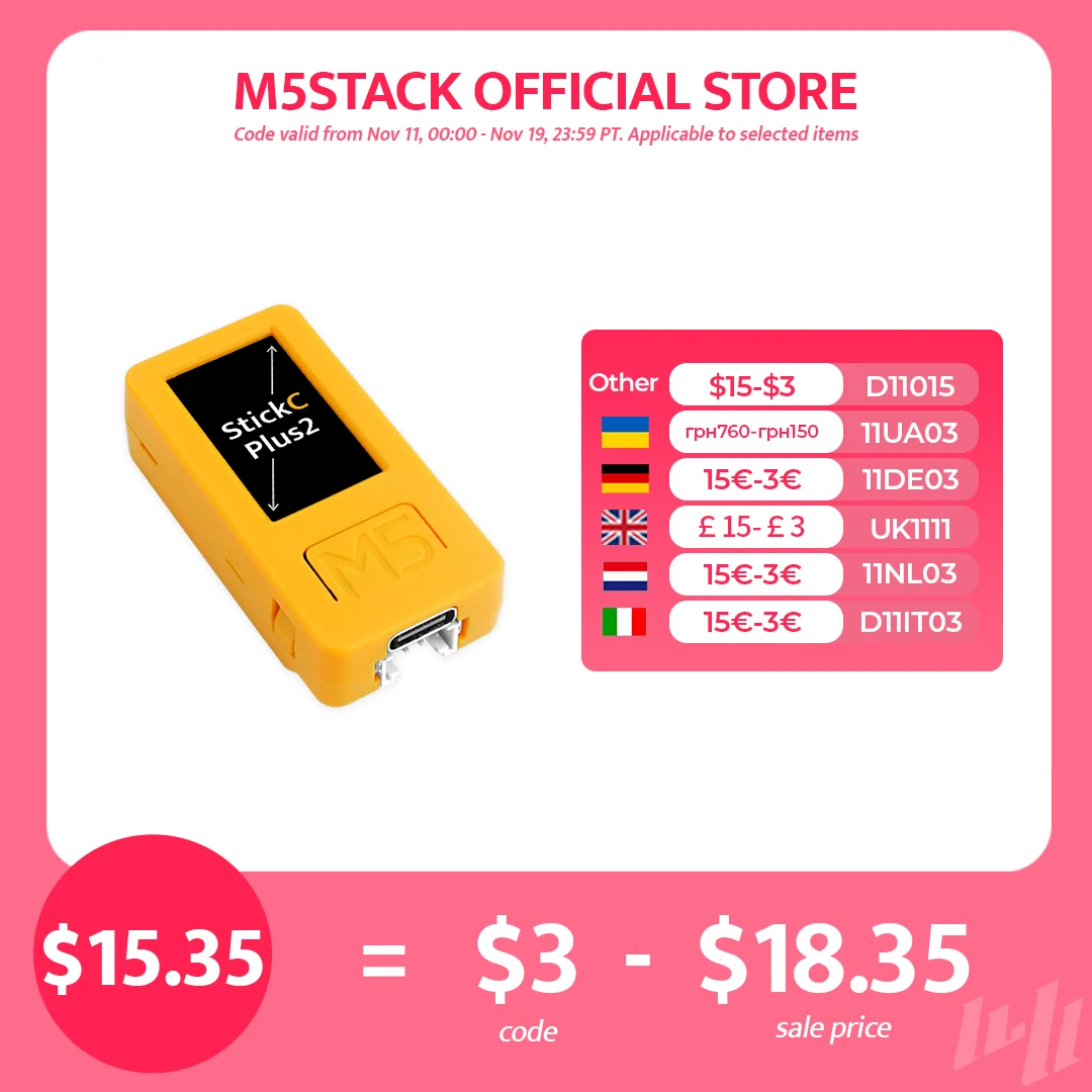 Официальный m5stack m5stickc plus-plus2