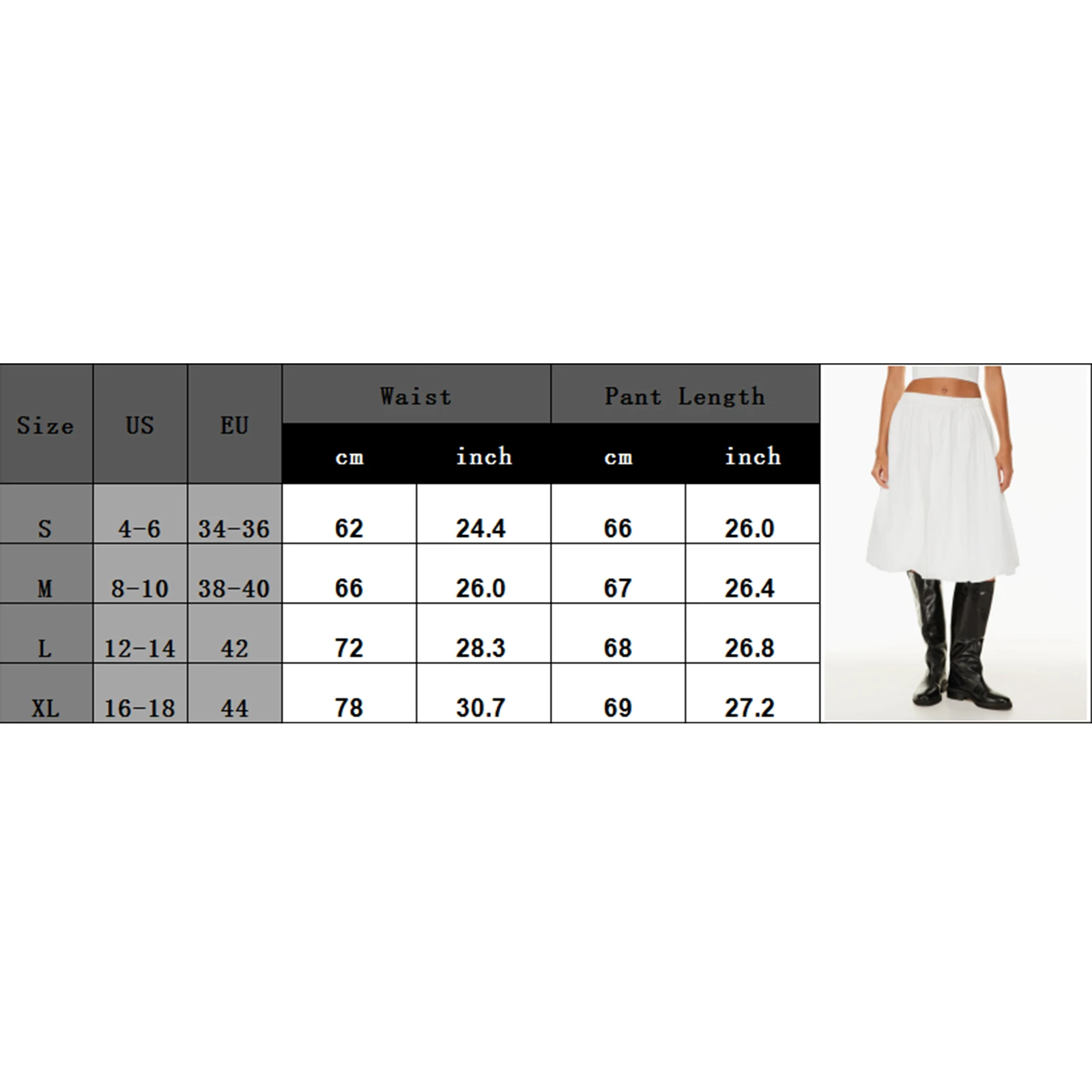 Женская юбка трапециевидной формы с пузырьками - Фотография_6