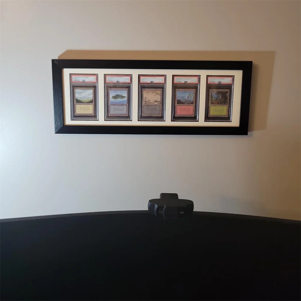 3-9 сеток, деревянная витрина для спортивных карточек - Фотография_4