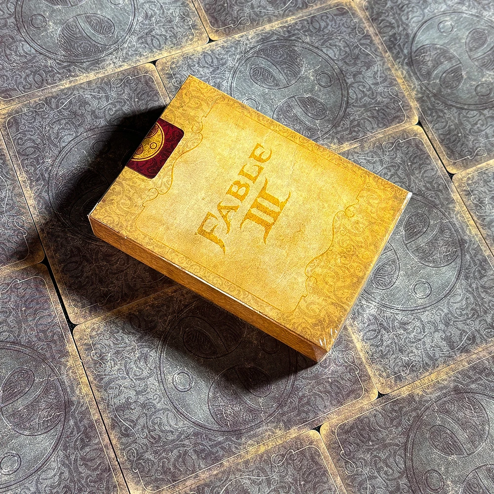 Винтажные потертые игральные карты fable 3 - Фотография_6