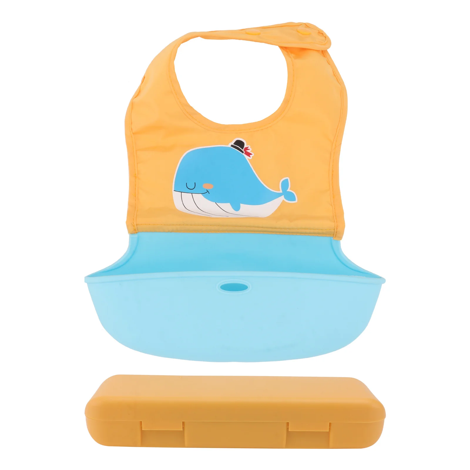 Силиконовый детский нагрудник