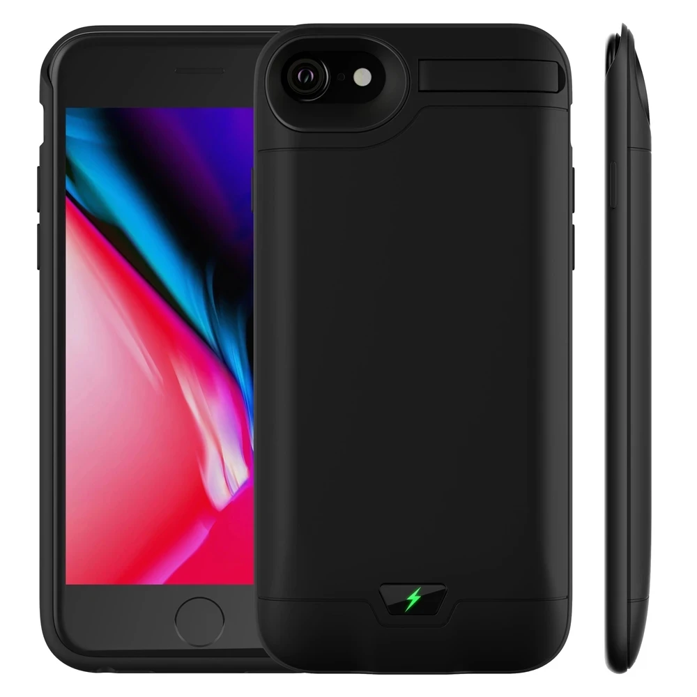 Зарядный чехол емкостью 8200 мач для iphone 7 8 plus 6s 6 plus