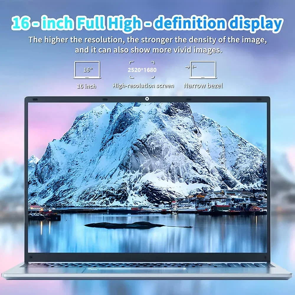 Greatium xu160 игровые ноутбуки windows 11 ноутбук нетбук 16 дюймов 2 - Фотография_4