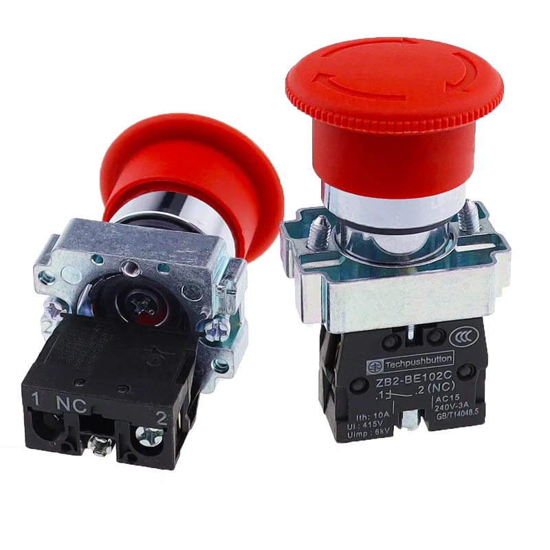 Кнопочный переключатель с самовозвратом xb2 - Фотография_6