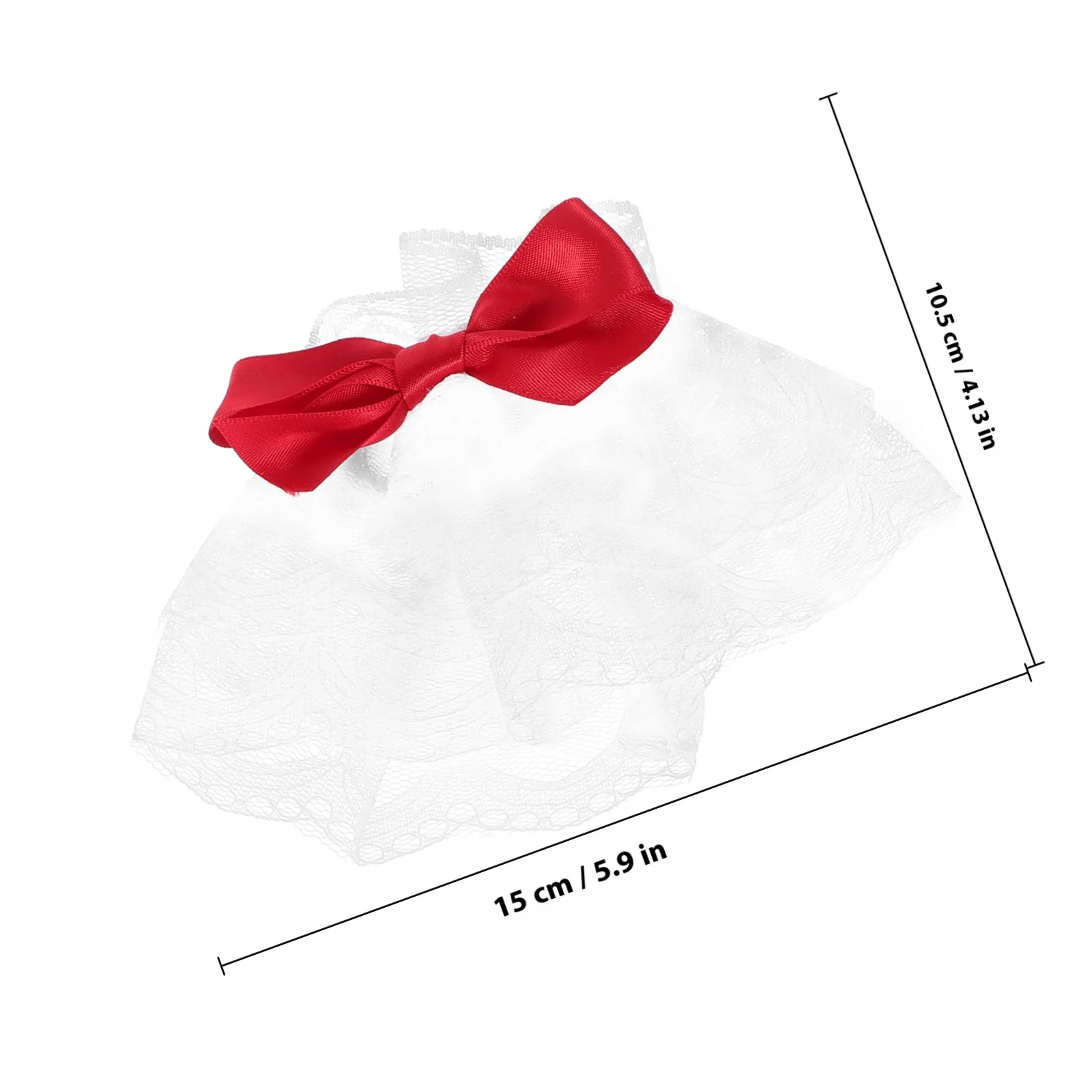 1 пара нежных кружевных манжет на запястья - Фотография_4