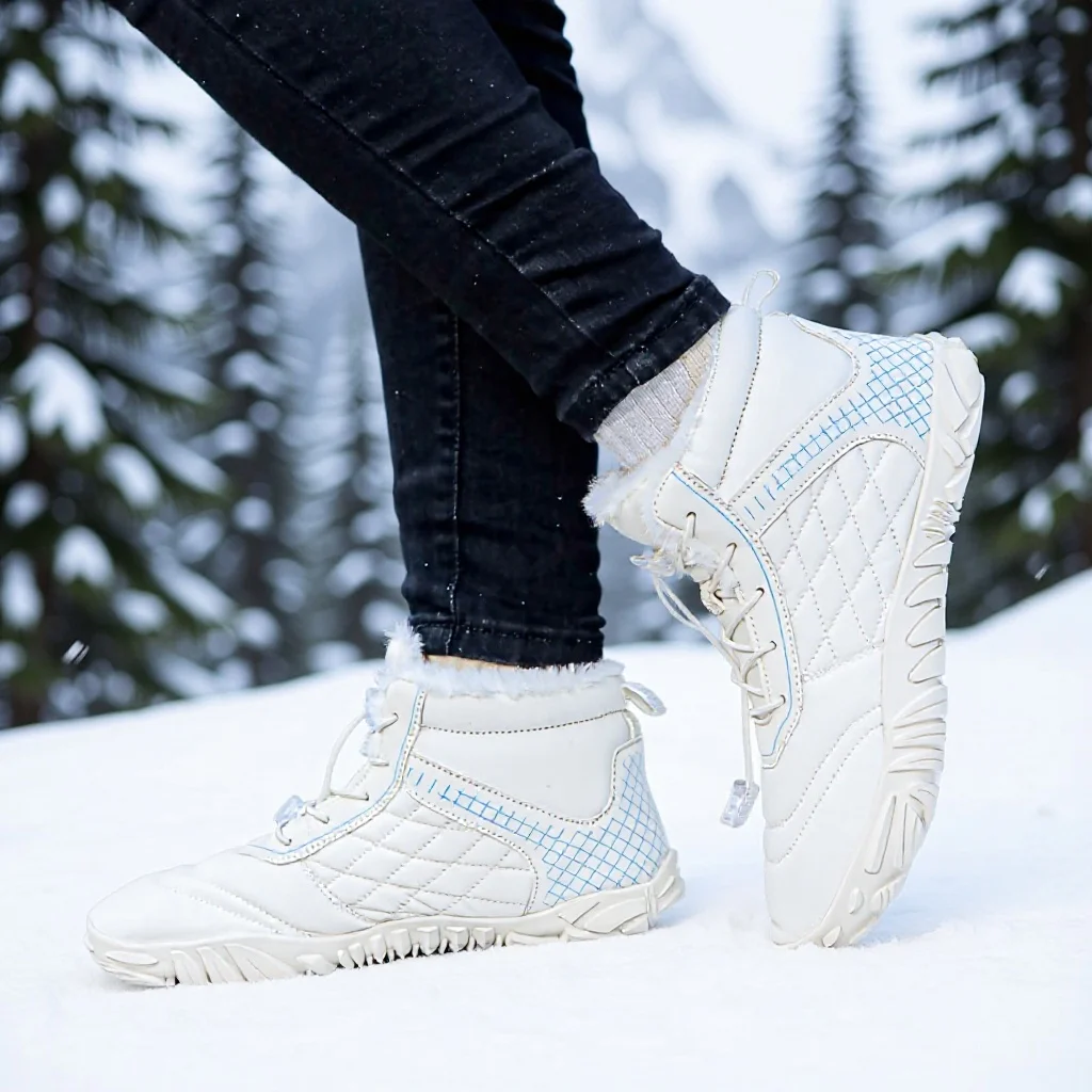 Мужские и женские зимние походные ботинки босиком - Фотография_2