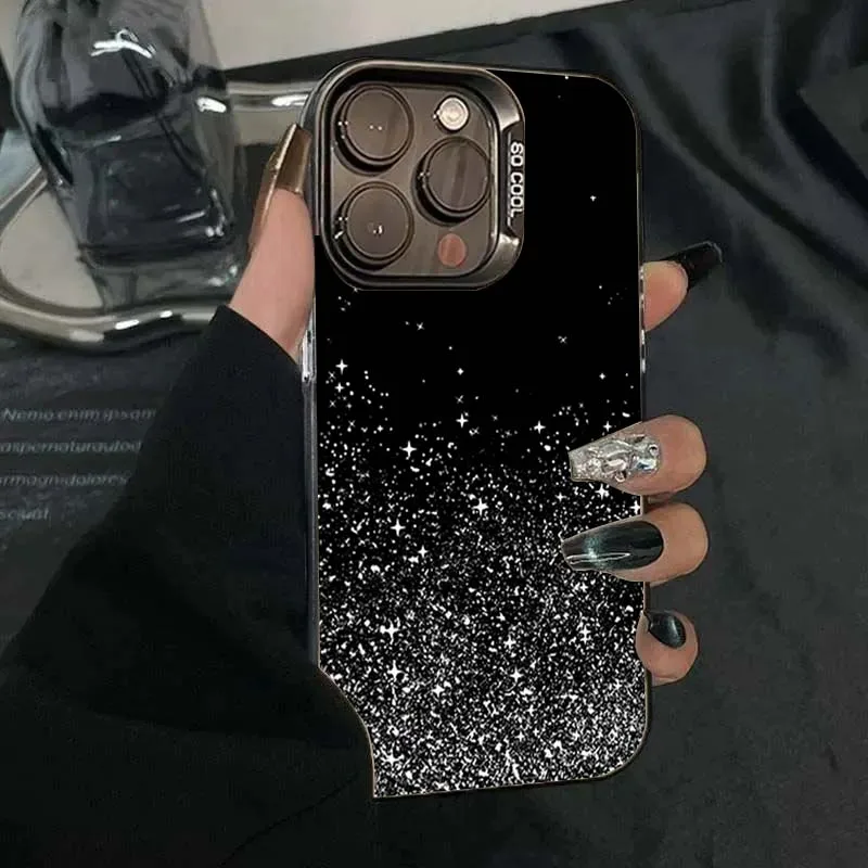 Чехол для телефона с узором «темное звездное небо» для iphone 16 - Фотография_6