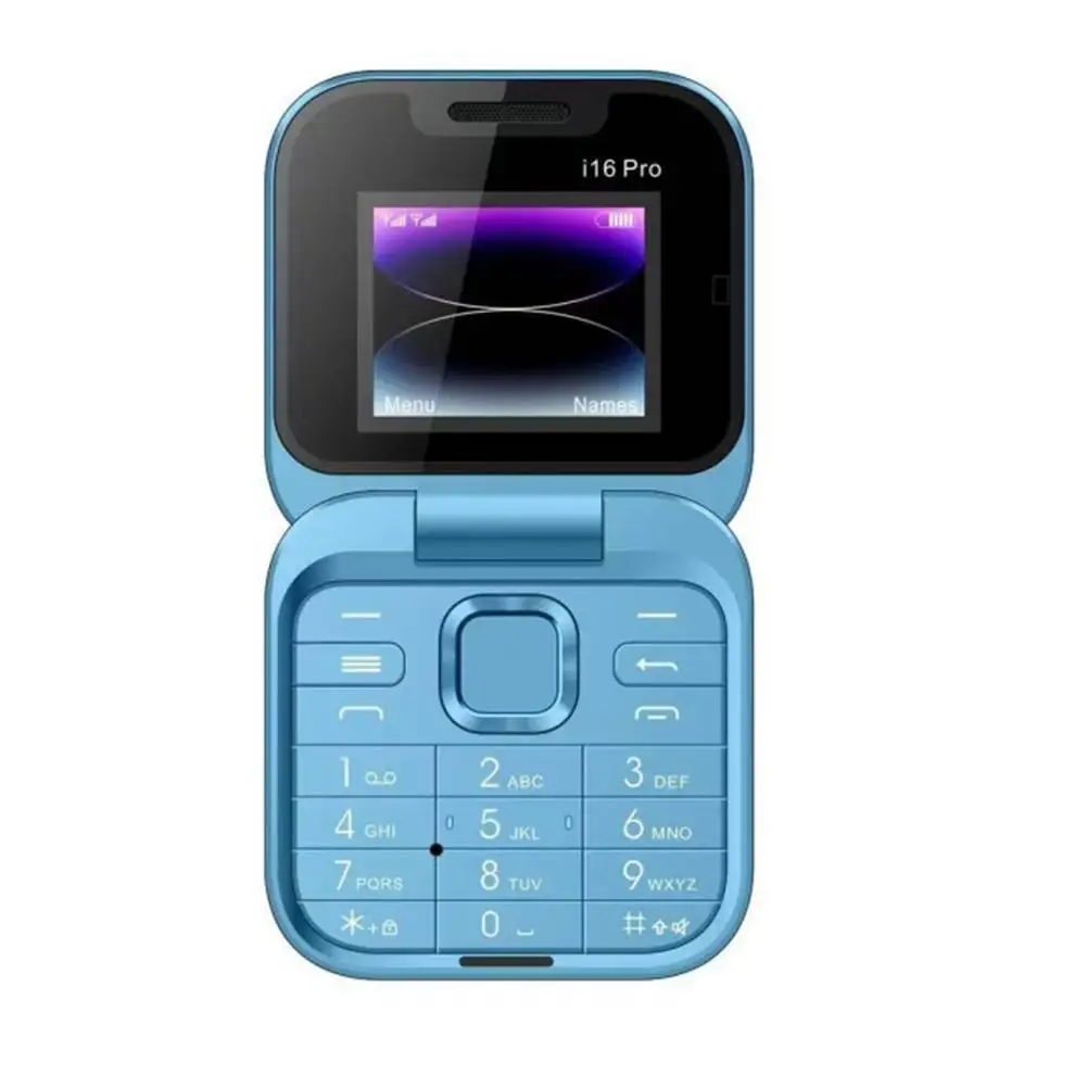 Budi i17 мини складной мобильный телефон с двумя sim-картами - Фотография_5