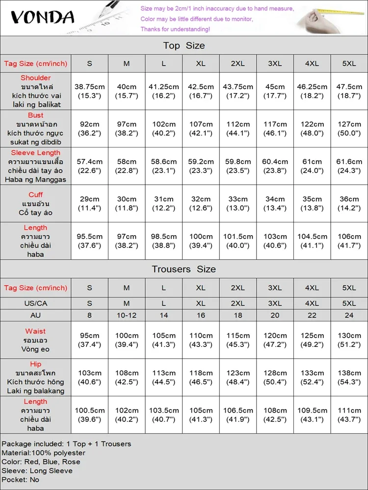 Женские комплекты vonda больших размеров из двух предметов 2024 - Фотография_6