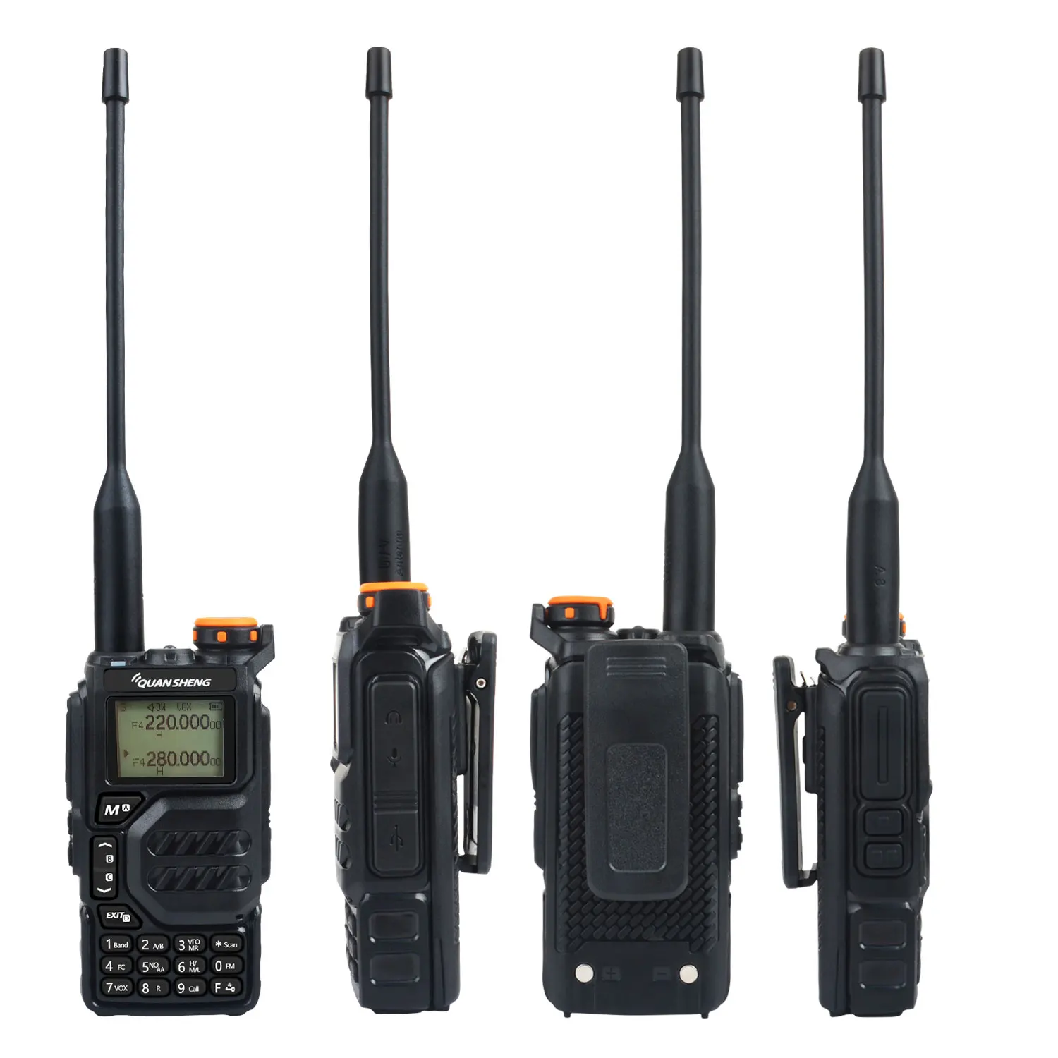 50-600 мгц rx walkie talkie uv-k5