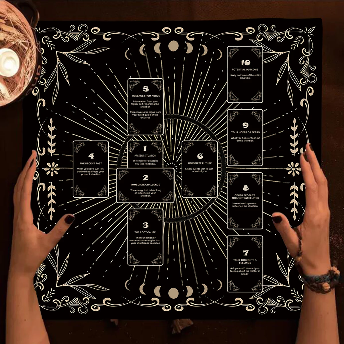 Кельтский крест, алтарь, ткань,