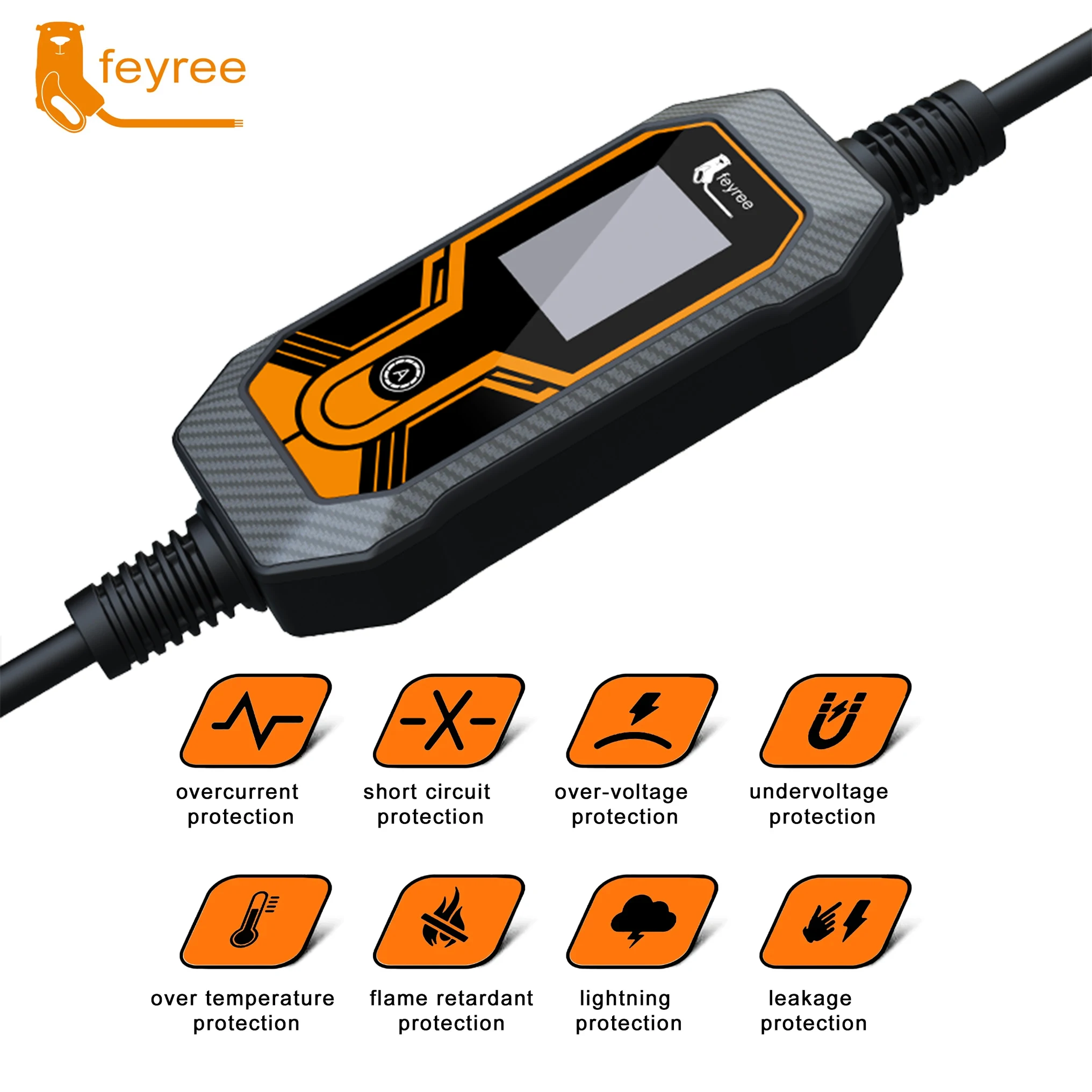 Feyree 11kw type2 кабель 16a 3-фазное - Фотография_6