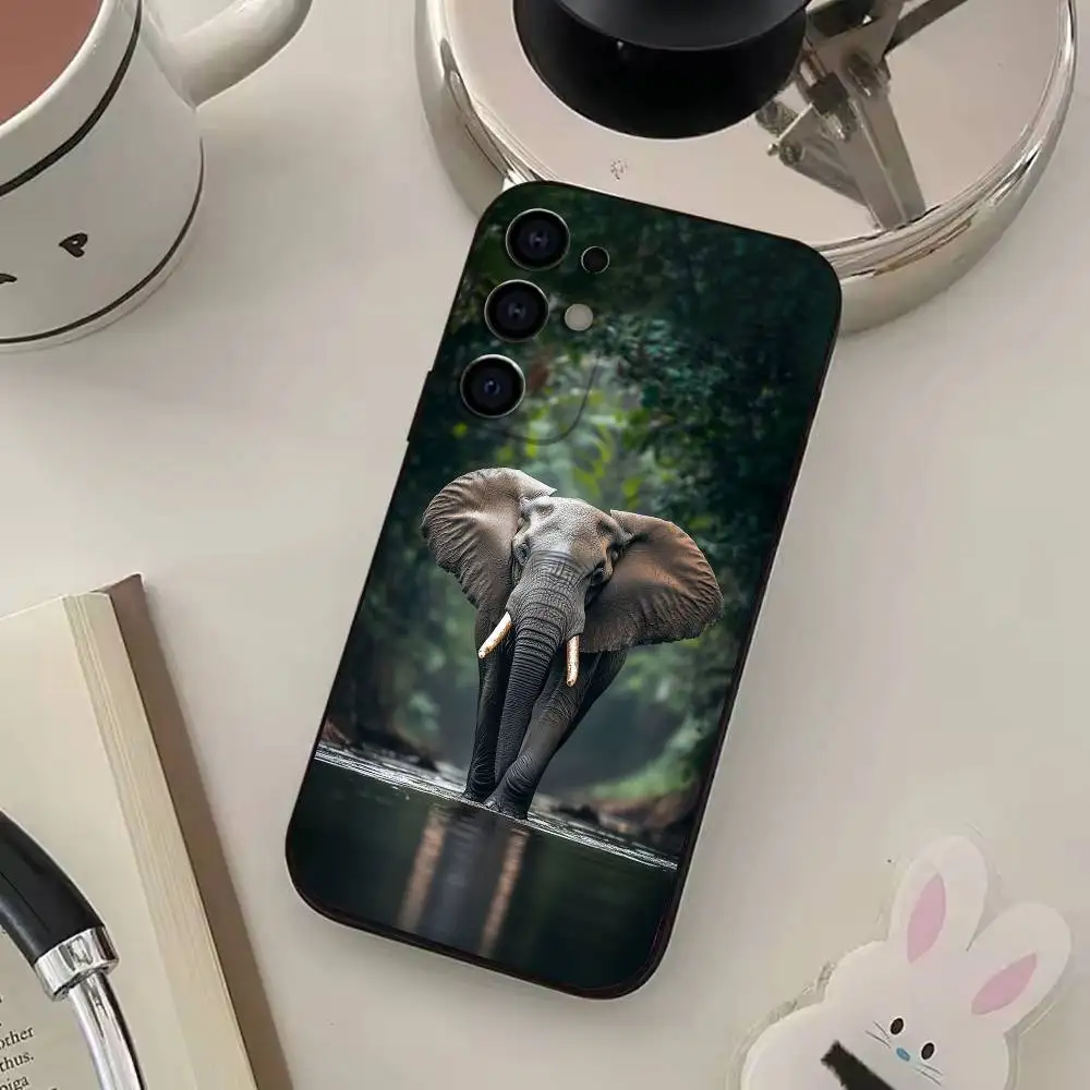 Чехол для телефона с изображением слона для samsung s25 - Фотография_4