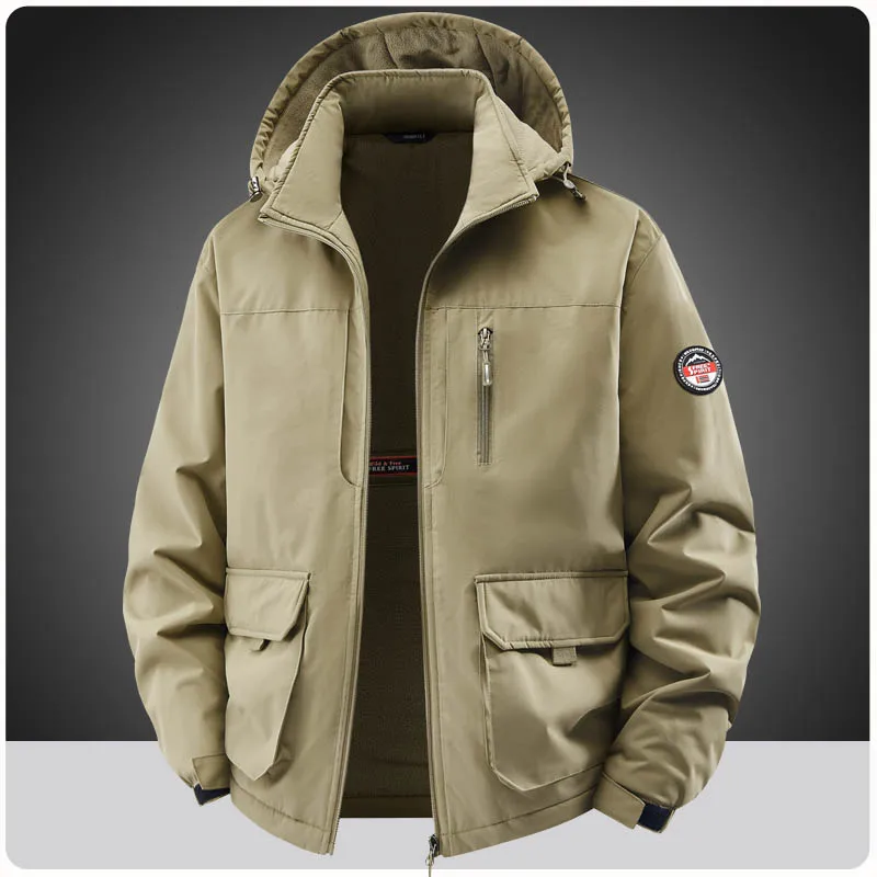 Мужская куртка размера плюс 6xl 7xl 8xl - Фотография_3