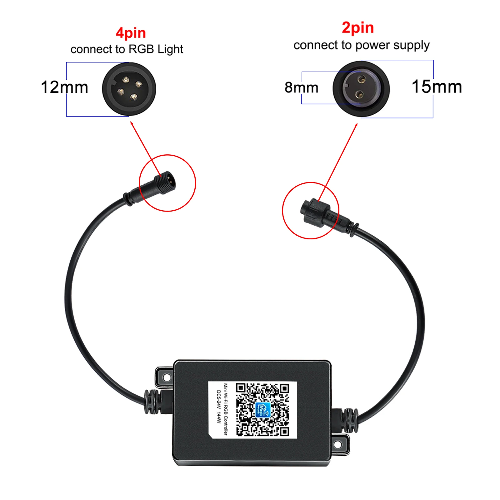 Ip68 светодиодный контроллер wifi - Фотография_2
