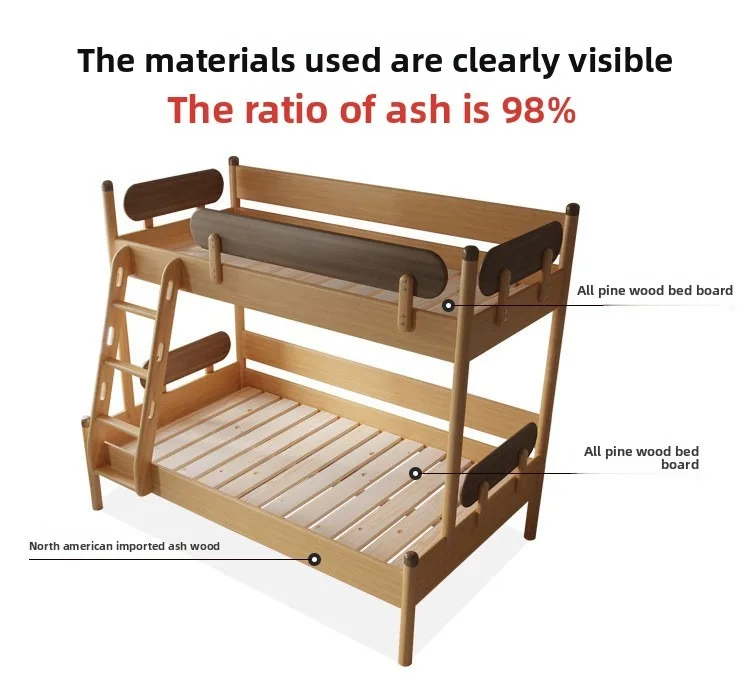 Детская кровать из цельного дерева - Фотография_5