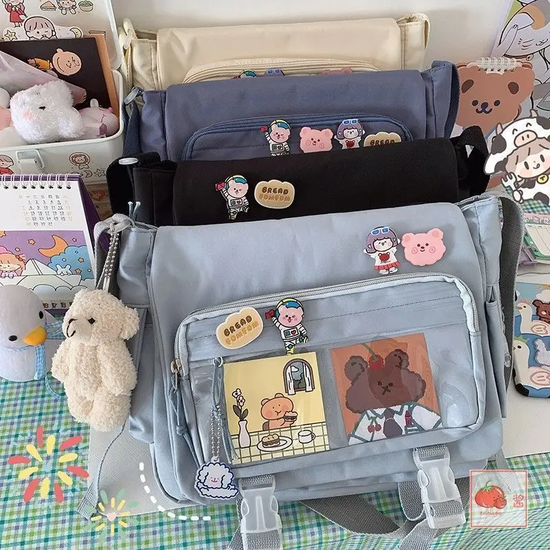 Женская сумка-мессенджер в корейском стиле - Фотография_4