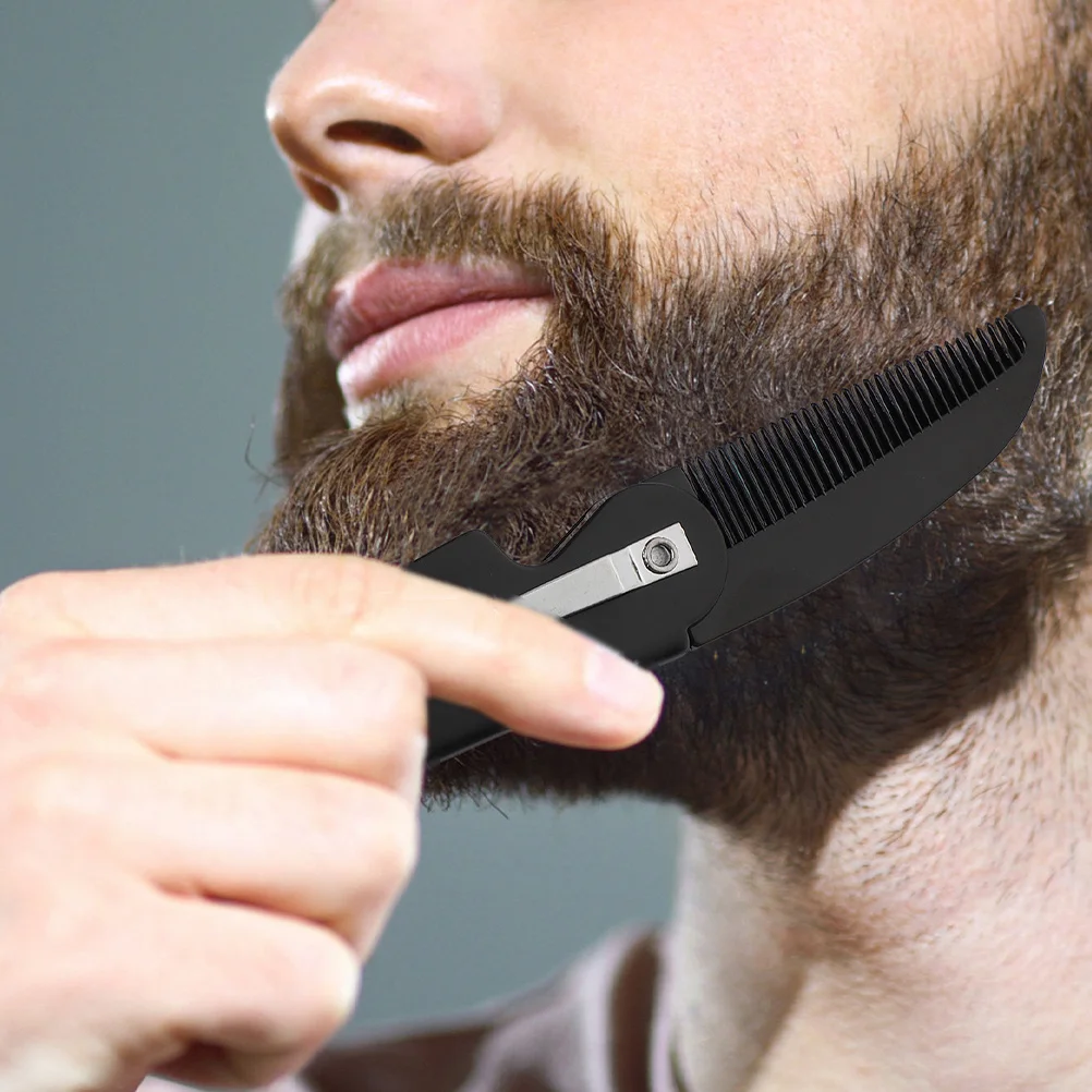 Дорожная складная расческа-брелок с квадратным зеркалом - Фотография_2