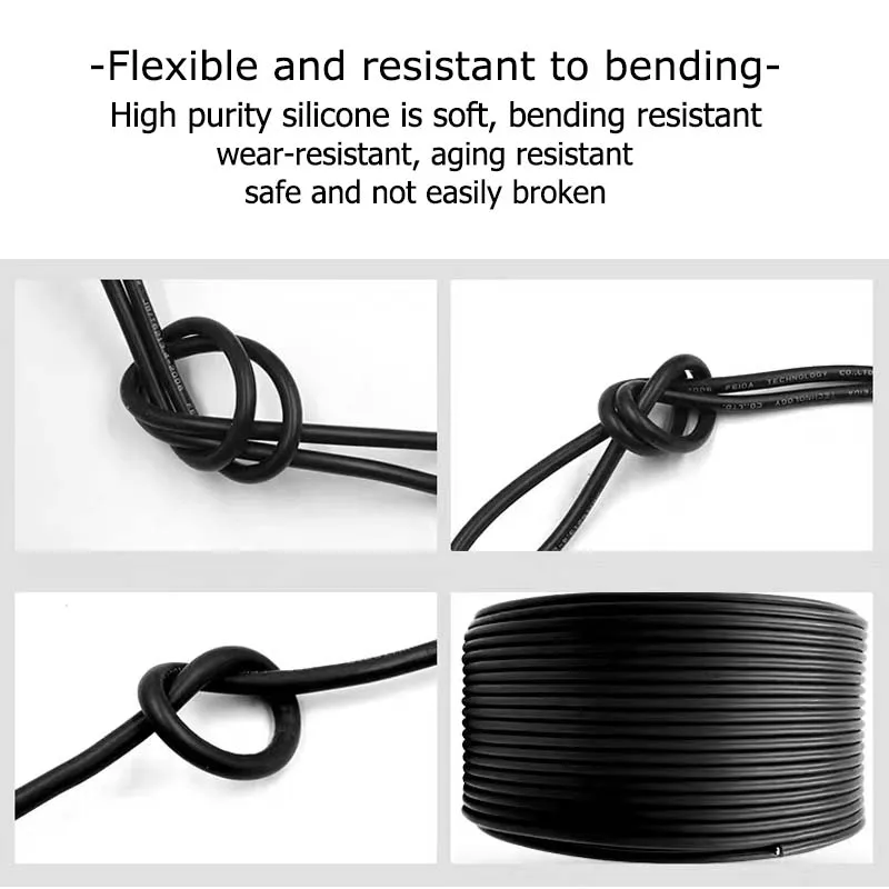 Мягкий силиконовый кабель питания 5–50 м 12 14 16 18 20 22 24 26 awg - Фотография_2