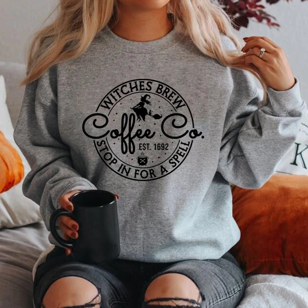 Толстовка с капюшоном witches brew coffee co - Фотография_2